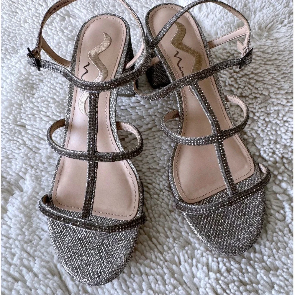 Nina silver glitter